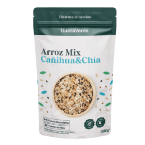 ARROZ MIX CON SEMILLAS DE CHIA X 500GR HUELLA VERDE