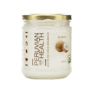 ACEITE DE COCO ORGÁNICO X 450ML PERUVIAN HEALTH