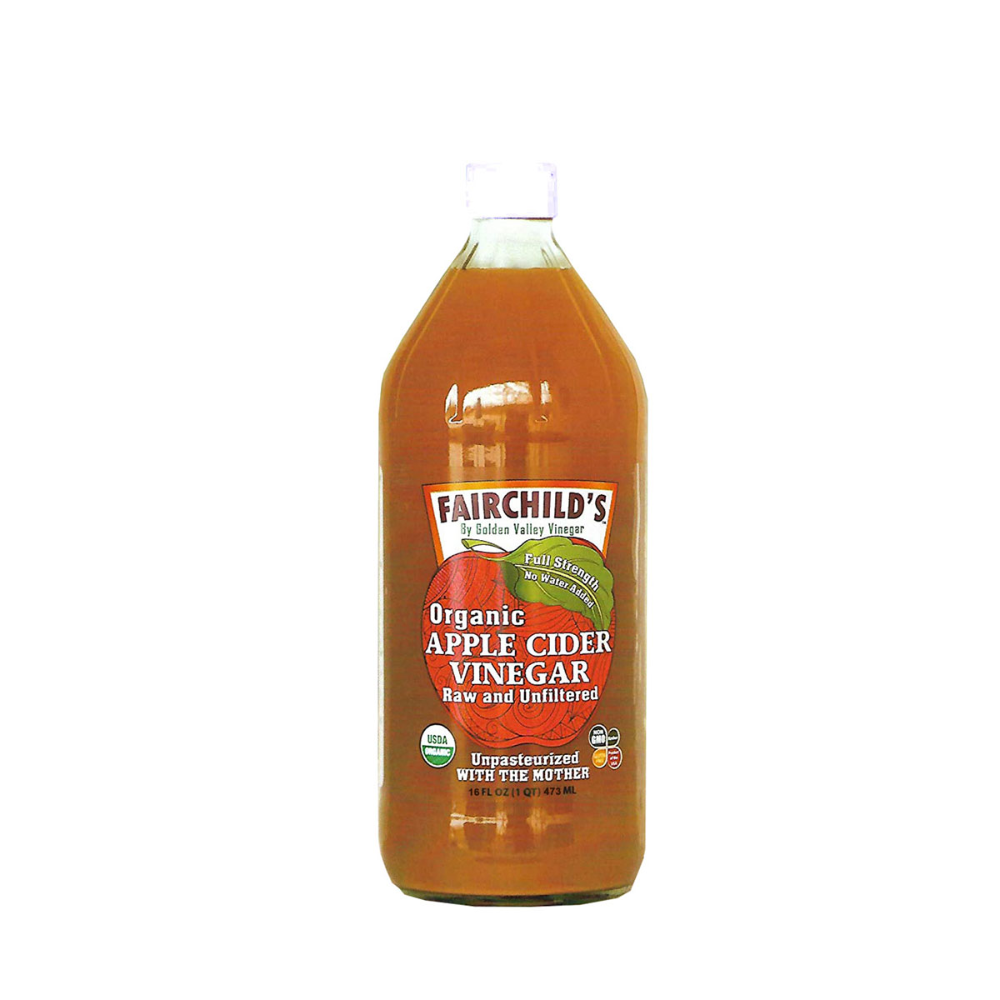 VINAGRE DE SIDRA DE MANZANA ORGÁNICA X 473ML FAIRCHILD'S