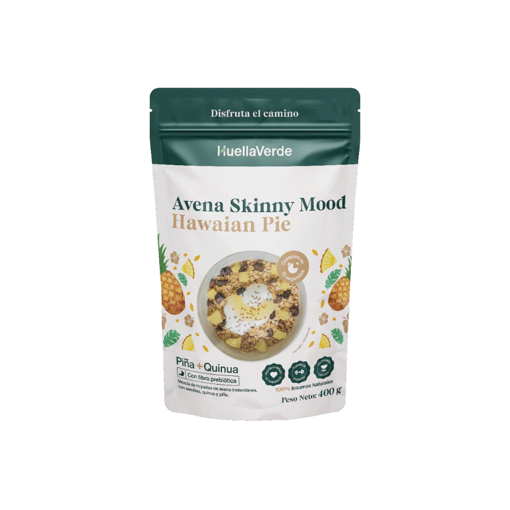 AVENA MIX SKINNY MOOD HAWAIAN PIE X 400GR HUELLA VERDE