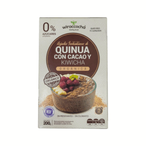 HOJUELA INSTANTANEA DE QUINUA CON CACAO Y KIWICHA X 200GR WIRACOCHA