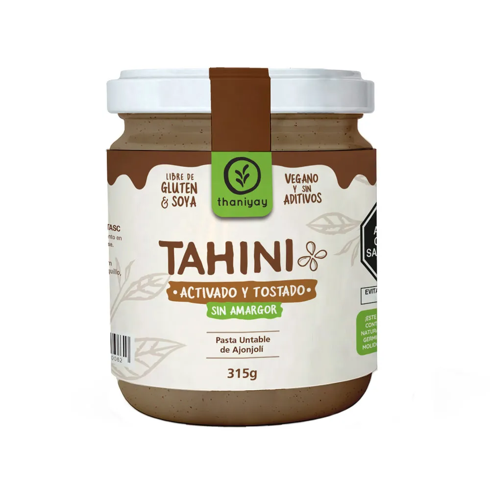 TAHINI CREMA DE AJONJOLI X 315GR THANIYAY