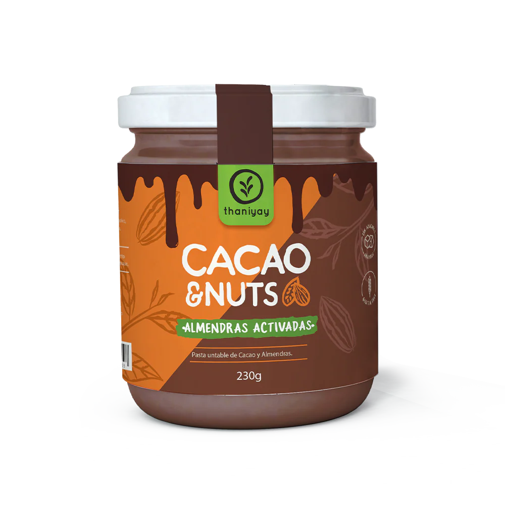 CACAO & NUTS ALMENDRAS ACTIVADAS X 230GR THANIYAY
