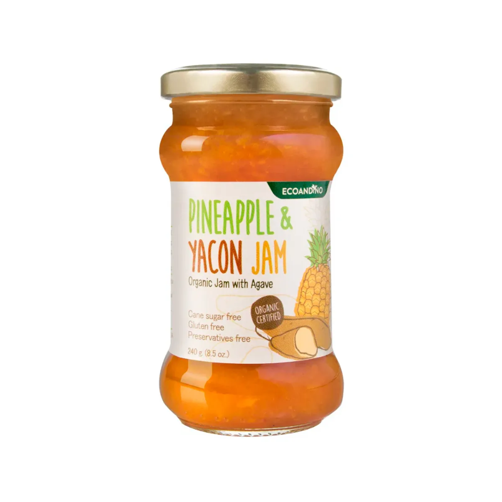 MERMELADA ORGANICA PIÑA X 240GR ECOANDINO
