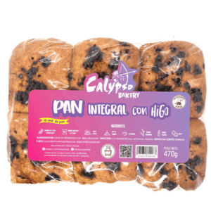 PAN INTEGRAL CON HIGO X 470GR 12 UND CALYPSO