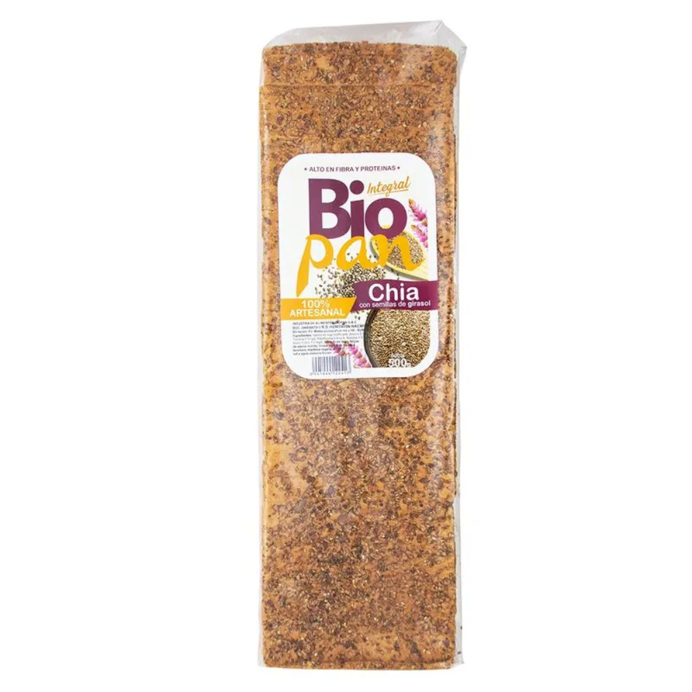 PAN MOLDE ARTESANAL CON CHIA BIOPAN