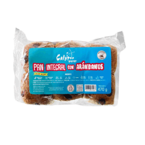 PAN INTEGRAL CON ARANDANOS X 470GR 12UND CALYPSO