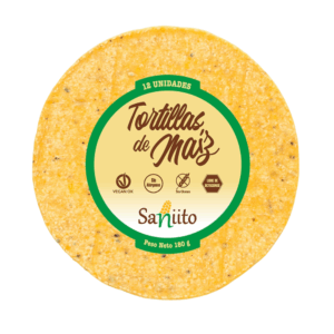 TORTILLA DE MAIZ TAQUERA X12CM 12UND SANIITO