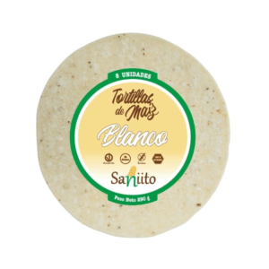 TORTILLA DE MAIZ BLANCO FAJITA X 17CM 8UND SANIITO