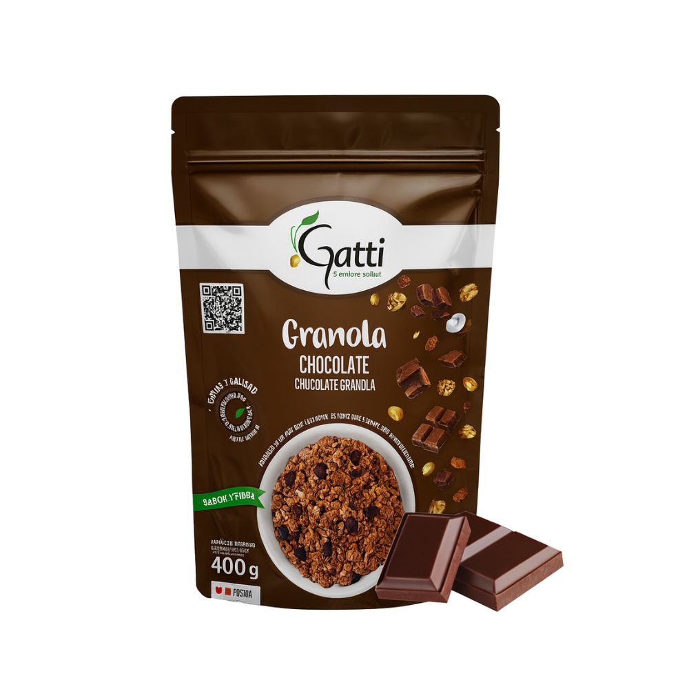GRANOLA CON CHOCOLATE X 400GR GATTI