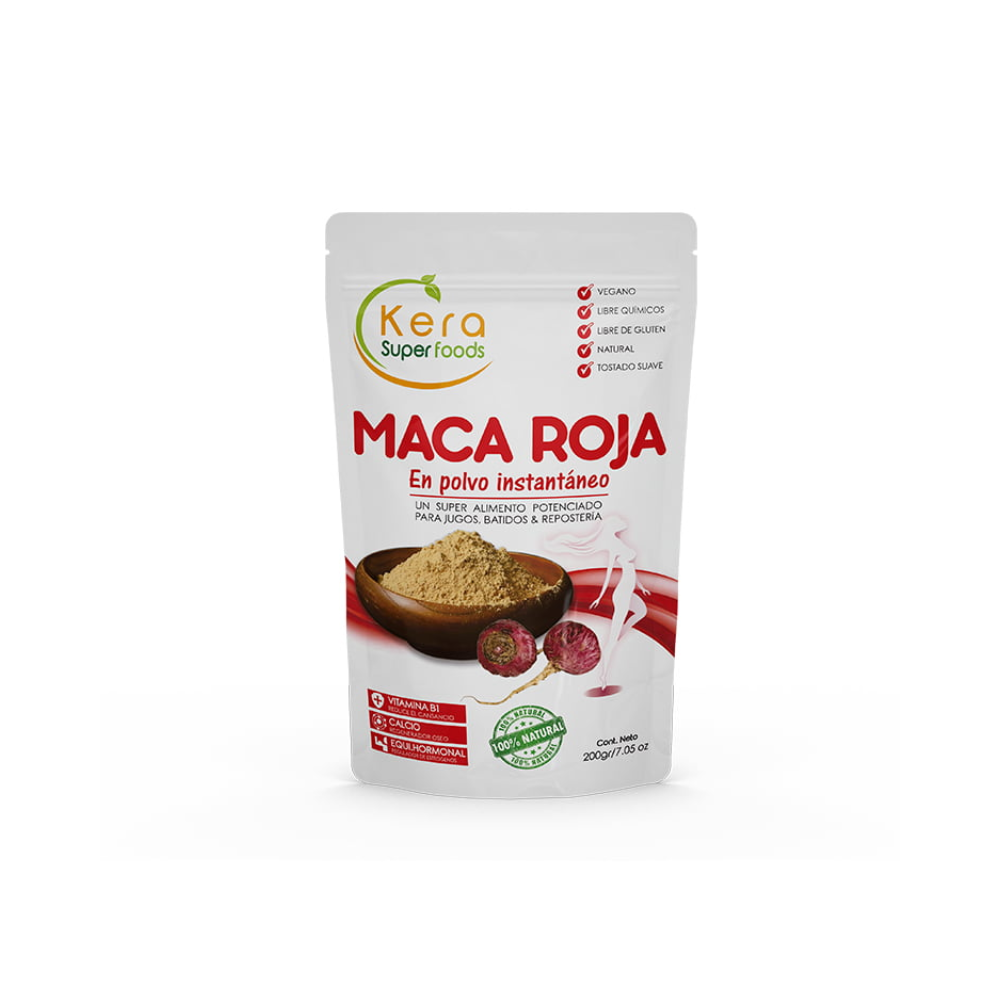 MACA ROJA INSTANTANEA X 200GR KERA SUPERFOODS