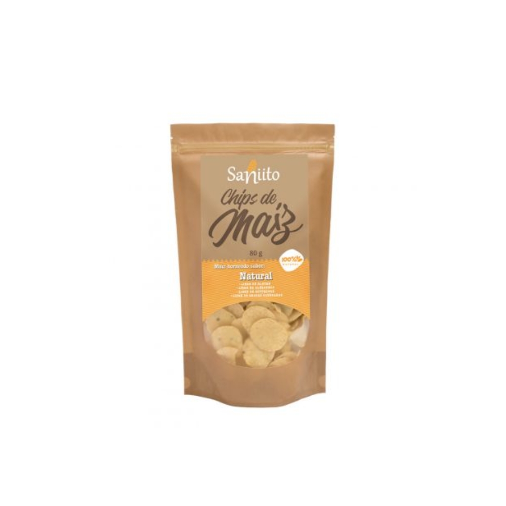 NACHITOS SANIITO NATURAL X 80 GR