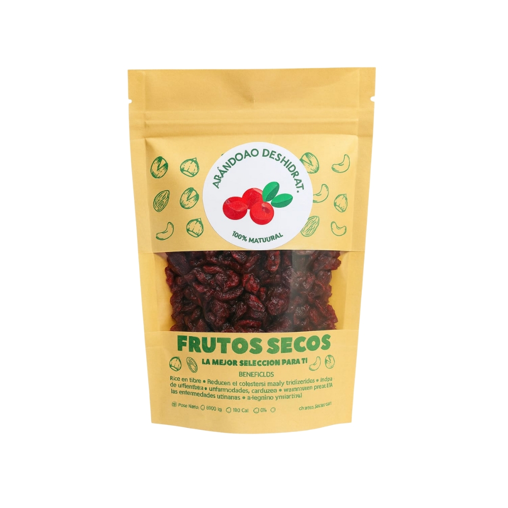 ARANDANOS ROJOS DESHIDRATADOS POR GRAMOS