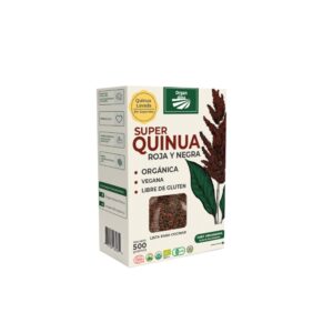 SUPER QUINUA ORGANICA ROJA Y NEGRA ORGANDINA X 500 GR