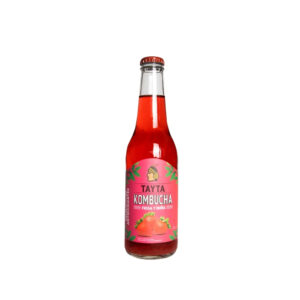 KOMBUCHA DE FRESA Y MUÑA TAYTA X 355 ML