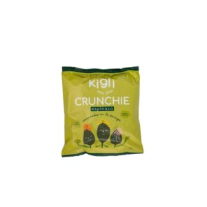 SNACK KIGLI CRUNCHIES ESPINACA X 4O GR