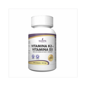 VITAMINA D3+K2 100CAP X 500MG NANITA FOODS
