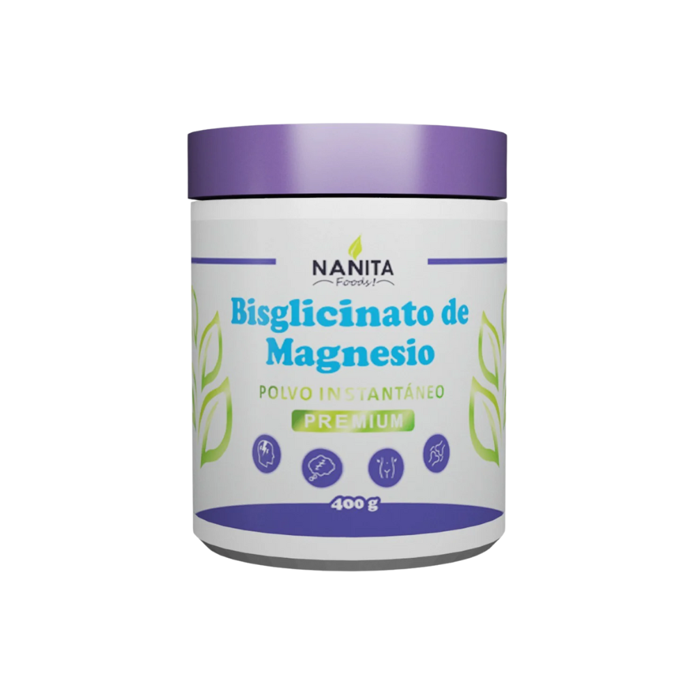 BISGLICINATO DE MAGNESIO PREMIUM 400GR NANITA FOODS