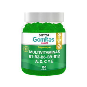 GOMITAS SOTTCOR MULTIVITAMINAS X 130 GOMITAS ADULTOS
