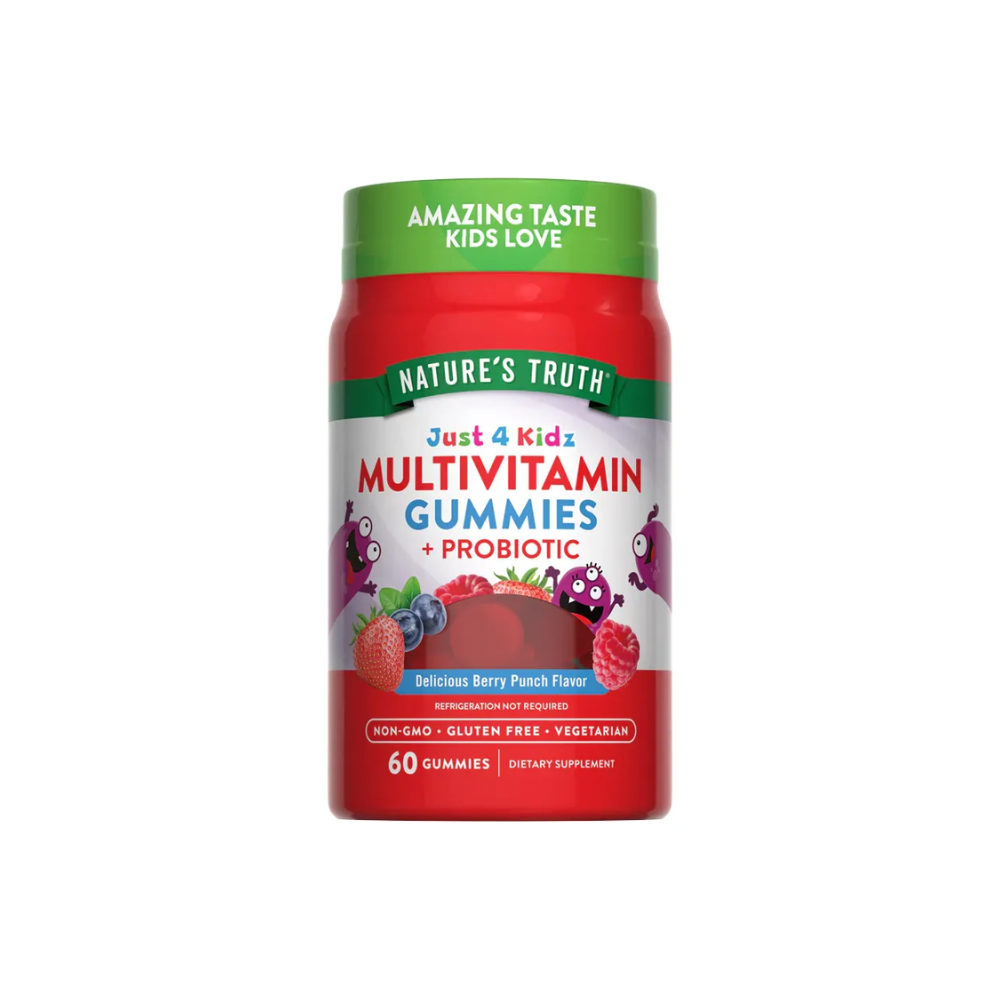 MULTIVITAMIN GUMMIES + PROBIOTIC X 60 GOMITAS NATURE'S TRUTH