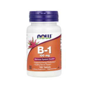 B-1 100MG NERVOUS SYSTEM HEALTH X 100 CAPSULAS NOW