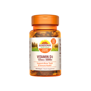 VITAMINA D3 125MCG/50000IU X 150 SOFTGELS SUNDOWN