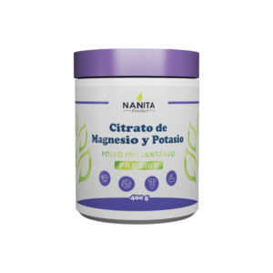 CITRATO DE MAGNESIO Y POTASIO PREMIUM 400GR NANITA FOODS