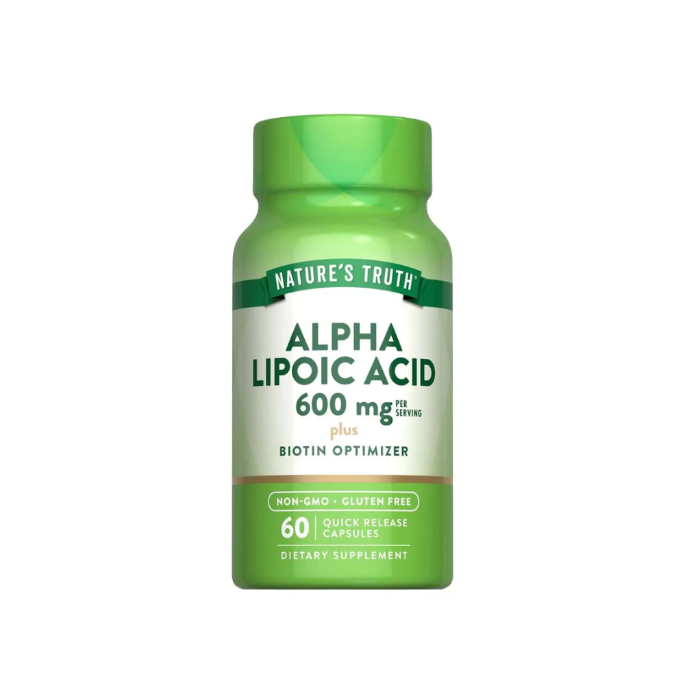 ACIDO ALPHA LIPOICO 600MG + BIOTINA X 60 CAPSULAS NATURES TRUTH